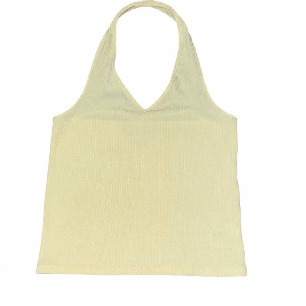 American Eagle Yellow Halter Top